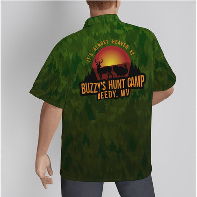 Buzzy's Hunt Camp-All-Over Print Men's Hawaiian Shirt