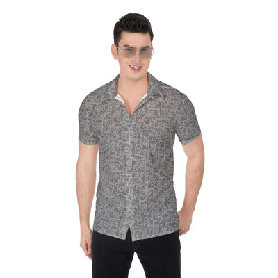 All-Over Print Men's Shirt