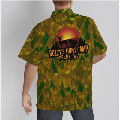 Buzzy's Hunt Camp-All-Over Print Men's Hawaiian Shirt