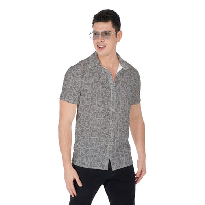 All-Over Print Men's Shirt