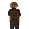 RP LV-All-Over Print Women's Short Sleeve Shirt With Pocket