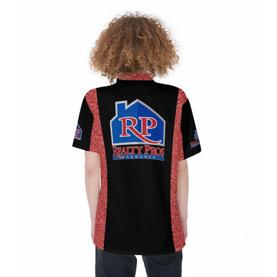 RP-All-Over Print Women's Short Sleeve Shirt With Pocket