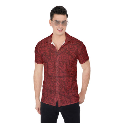 All-Over Print Men's Shirt