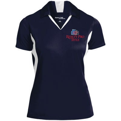 Realty Pro Title-Ladies' Colorblock Performance Polo