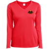 Buzzy's-LST353LS Ladies’ Long Sleeve Performance V-Neck Tee