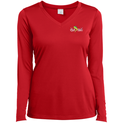 Reel Team-LST353LS Ladies’ Long Sleeve Performance V-Neck Tee