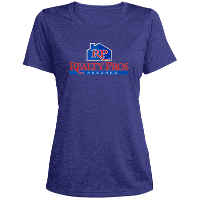 RP-LST360 Ladies' Heather Scoop Neck Performance Tee