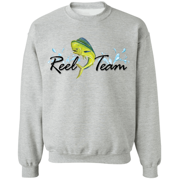 Reel Team-Crewneck Pullover Sweatshirt