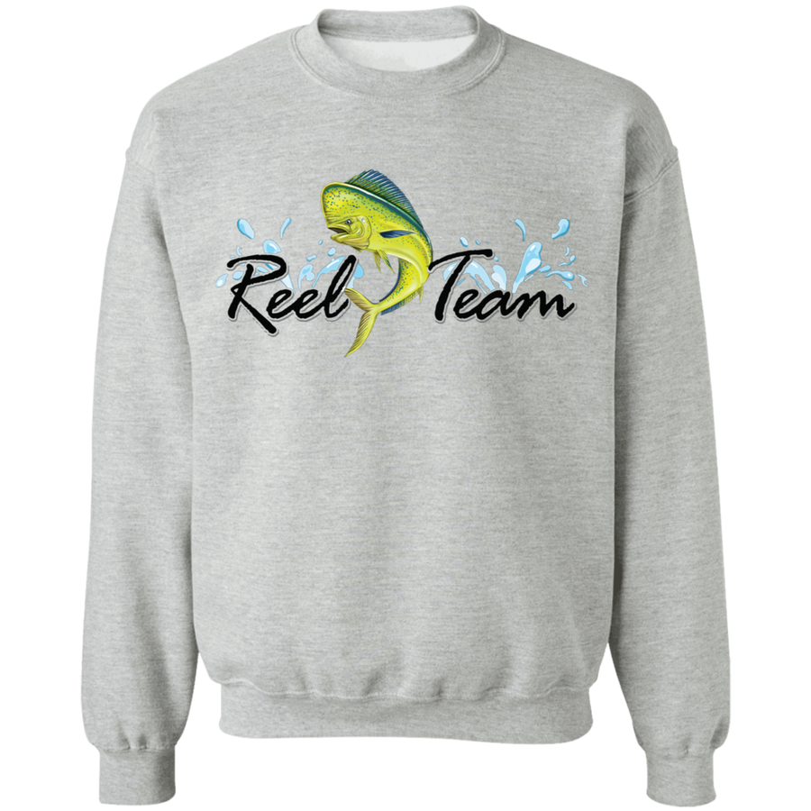 Reel Team-Crewneck Pullover Sweatshirt