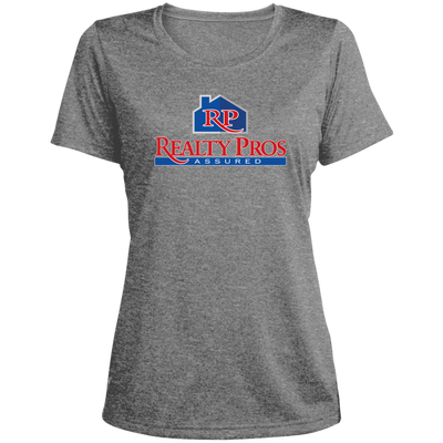 Realty Pros-Ladies' Heather Scoop Neck Performance Tee