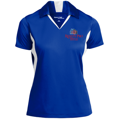 Realty Pro Title-Ladies' Colorblock Performance Polo