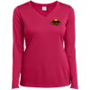 Buzzy's-LST353LS Ladies’ Long Sleeve Performance V-Neck Tee