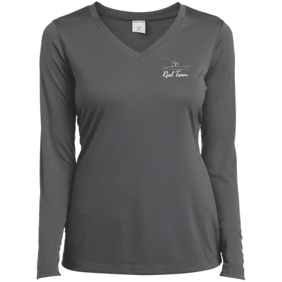 Reel Team Boat-LST353LS Ladies’ Long Sleeve Performance V-Neck Tee