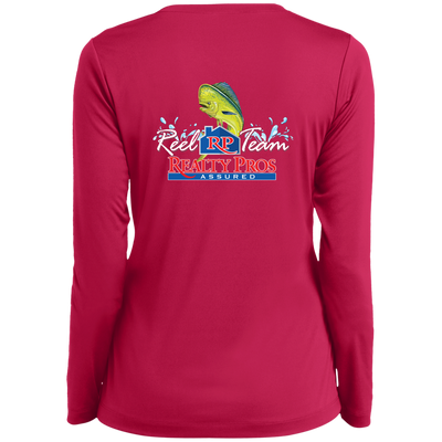 Reel Team-LST353LS Ladies’ Long Sleeve Performance V-Neck Tee