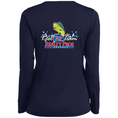 Reel Team-LST353LS Ladies’ Long Sleeve Performance V-Neck Tee