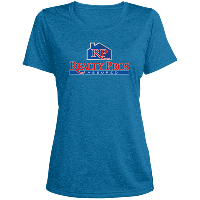 Realty Pros-Ladies' Heather Scoop Neck Performance Tee