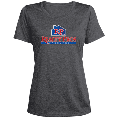 Realty Pros-Ladies' Heather Scoop Neck Performance Tee