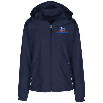 Realty Pros-Ladies' Jersey-Lined Hooded Windbreaker