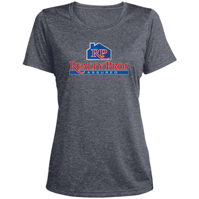 Realty Pros-Ladies' Heather Scoop Neck Performance Tee