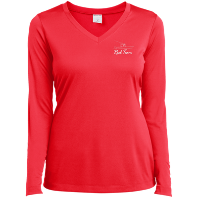 Reel Team Boat-LST353LS Ladies’ Long Sleeve Performance V-Neck Tee