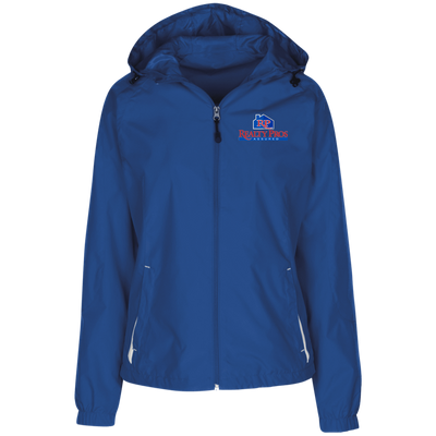 Realty Pros-Ladies' Jersey-Lined Hooded Windbreaker