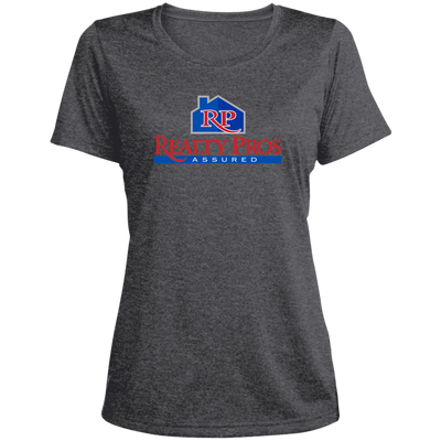 Realty Pros-Ladies' Heather Scoop Neck Performance Tee