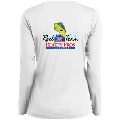 Reel Team-LST353LS Ladies’ Long Sleeve Performance V-Neck Tee