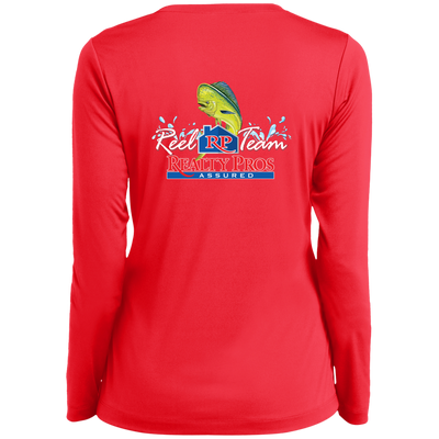 Reel Team-LST353LS Ladies’ Long Sleeve Performance V-Neck Tee