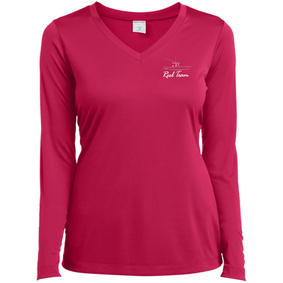 Reel Team Boat-LST353LS Ladies’ Long Sleeve Performance V-Neck Tee