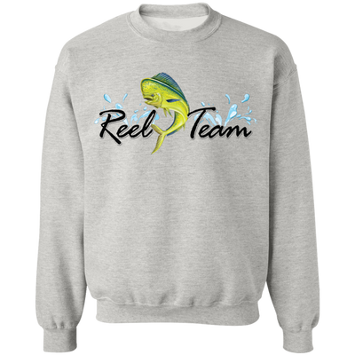 Reel Team-Crewneck Pullover Sweatshirt