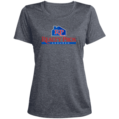 Realty Pros-Ladies' Heather Scoop Neck Performance Tee