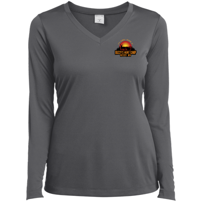 Buzzy's-LST353LS Ladies’ Long Sleeve Performance V-Neck Tee