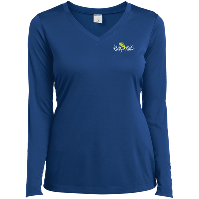 Reel Team-LST353LS Ladies’ Long Sleeve Performance V-Neck Tee