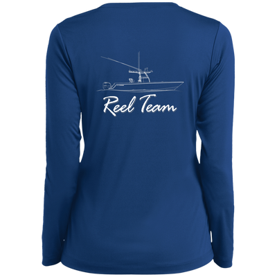 Reel Team Boat-LST353LS Ladies’ Long Sleeve Performance V-Neck Tee