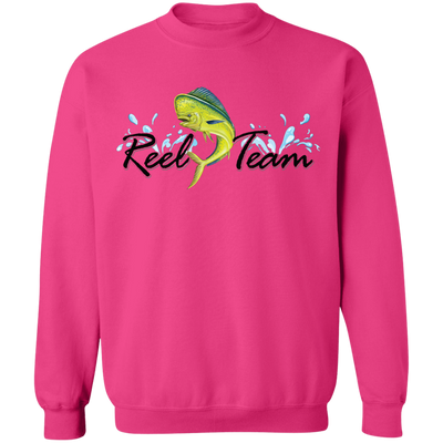 Reel Team-Crewneck Pullover Sweatshirt
