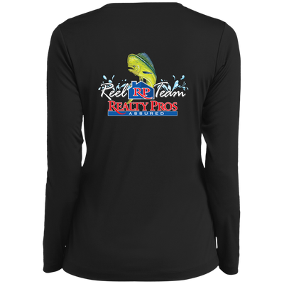 Reel Team-LST353LS Ladies’ Long Sleeve Performance V-Neck Tee