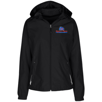Realty Pros-Ladies' Jersey-Lined Hooded Windbreaker
