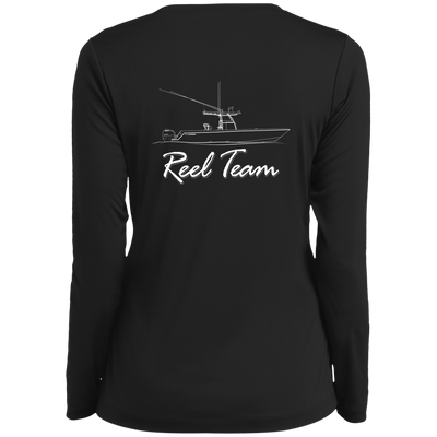 Reel Team Boat-LST353LS Ladies’ Long Sleeve Performance V-Neck Tee