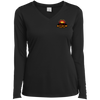 Buzzy's-LST353LS Ladies’ Long Sleeve Performance V-Neck Tee