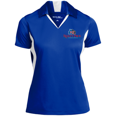 Realty Pros-Ladies' Colorblock Performance Polo