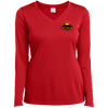 Buzzy's-LST353LS Ladies’ Long Sleeve Performance V-Neck Tee