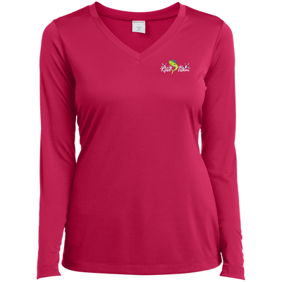 Reel Team-LST353LS Ladies’ Long Sleeve Performance V-Neck Tee