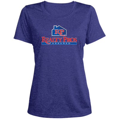 Realty Pros-Ladies' Heather Scoop Neck Performance Tee