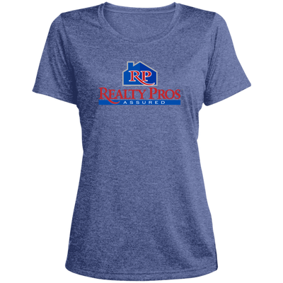 Realty Pros-Ladies' Heather Scoop Neck Performance Tee