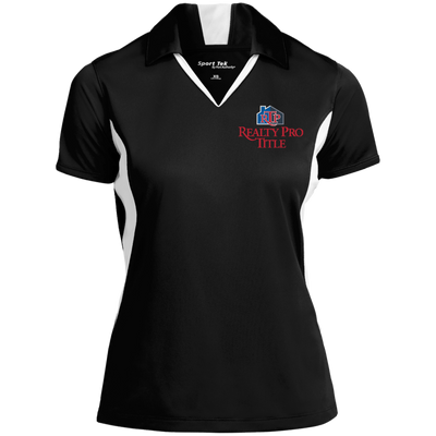 Realty Pro Title-Ladies' Colorblock Performance Polo