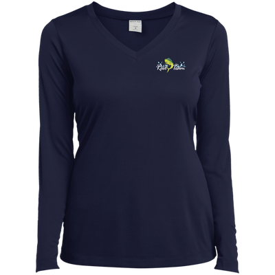 Reel Team-LST353LS Ladies’ Long Sleeve Performance V-Neck Tee