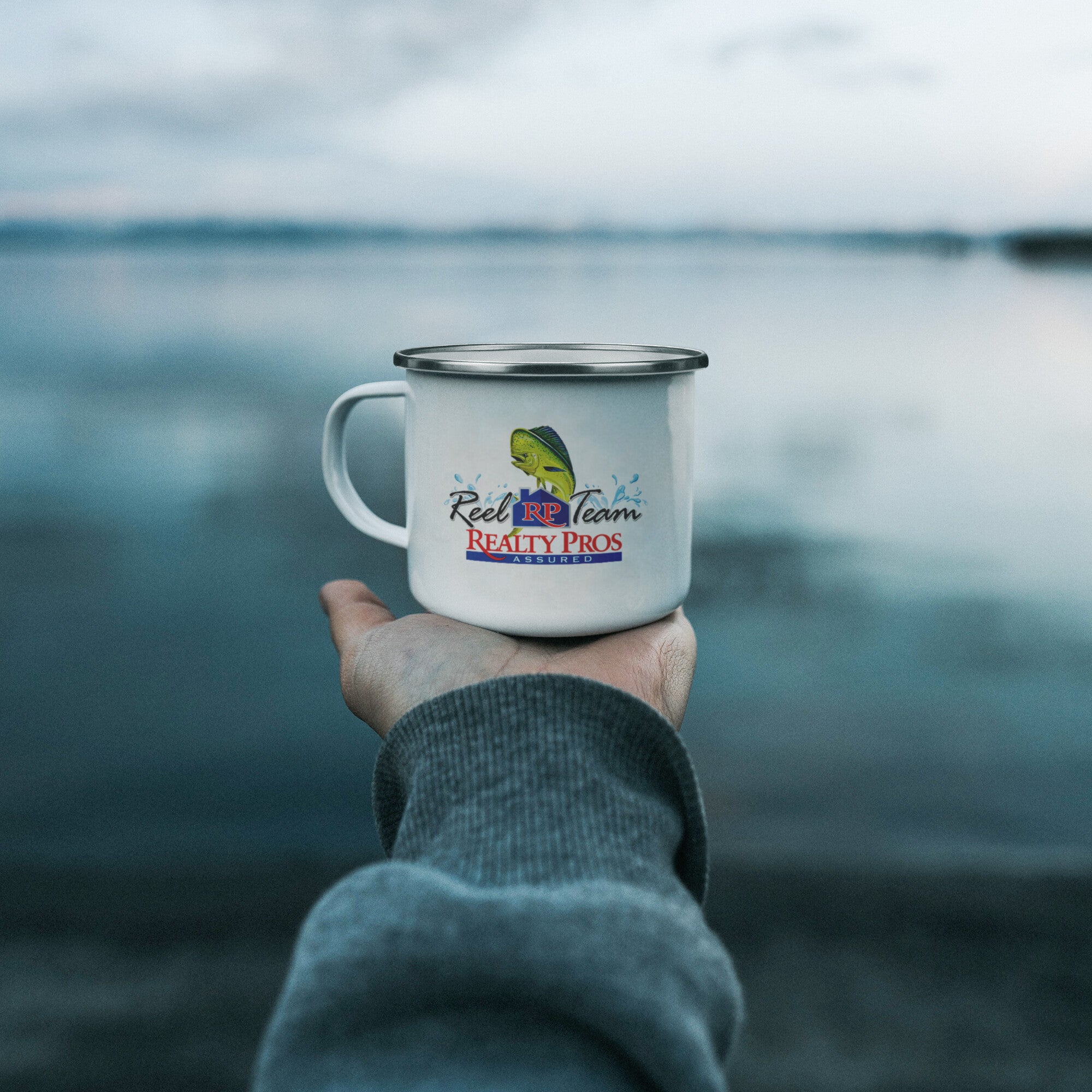 Reel Team-12oz Camping Mug