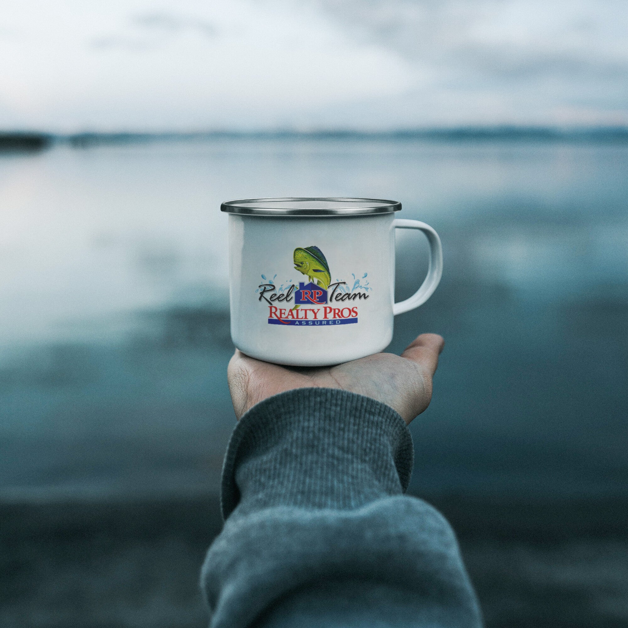 Reel Team-12oz Camping Mug