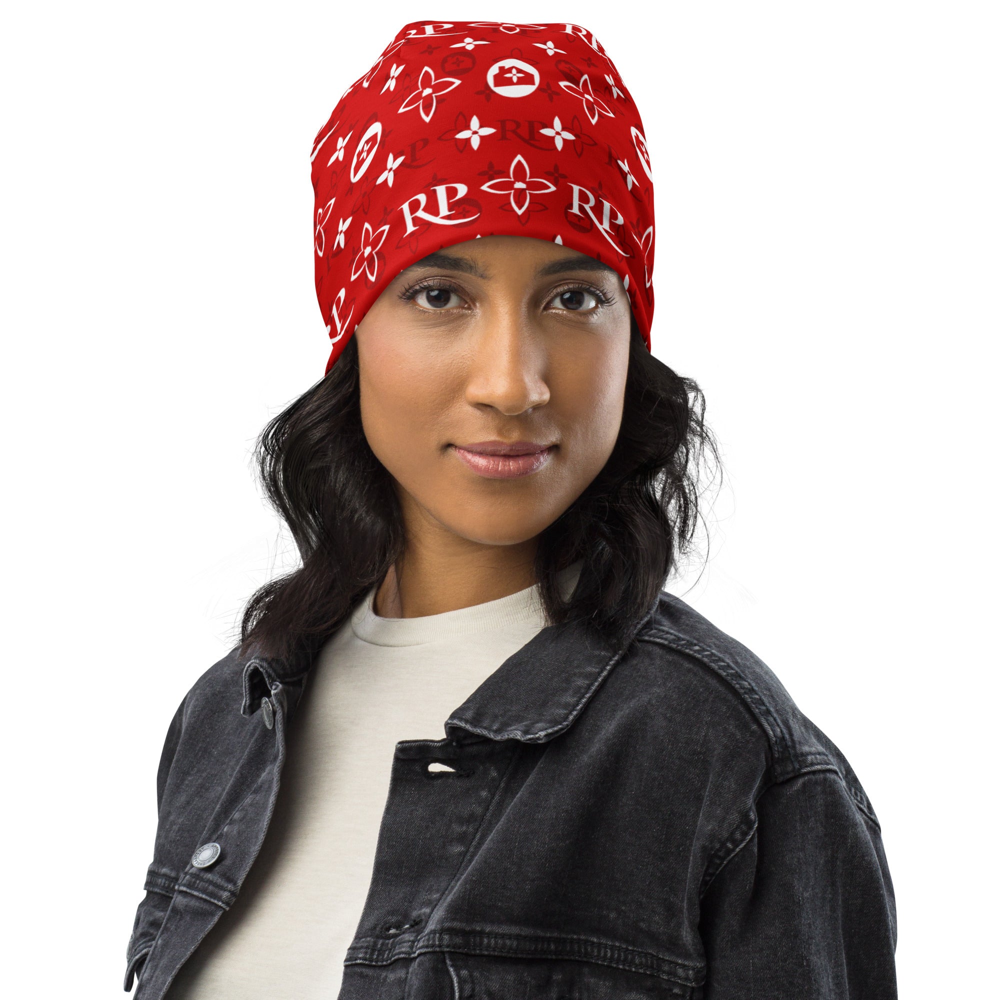 RP Holiday LV-All-Over Print Beanie - Real Team Shop