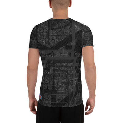 RPT-All-Over Print Men's Athletic T-shirt
